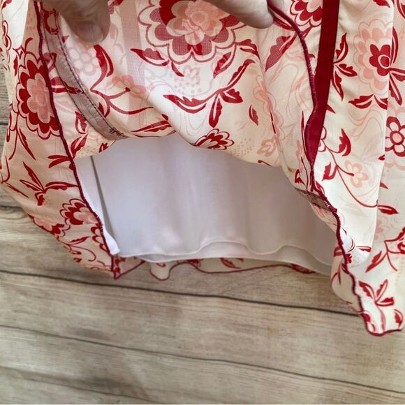 ANTHROPOLOGIE PARAMETER RED FLORAL SKIRT‎ - Picture 4 of 6